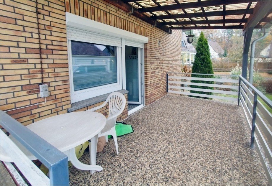 Terrasse klein Einfamilienhaus Gifhorn