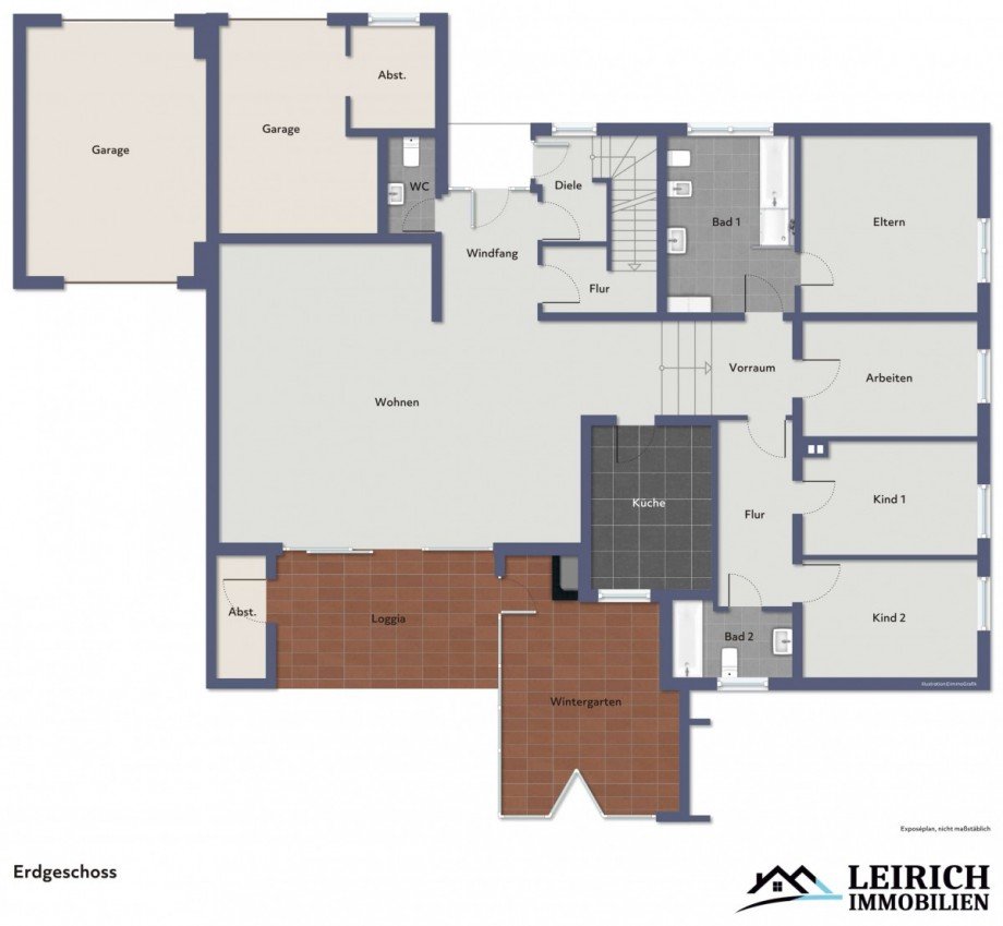 Grundriss LI1028 Einfamilienhaus Meine