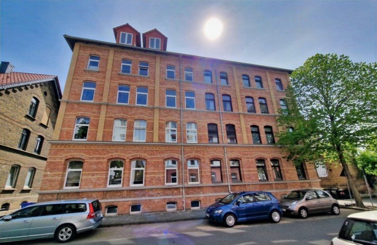 Au�enansicht Braunschweig Maisonettewohnung ETW �ber zwei Etagen mit Dachterasse und Stellplatz in zentraler Lage von Braunschweig